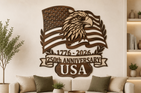 American 250th Anniversary Laser Cut SVG: A Versatile Design Asset
