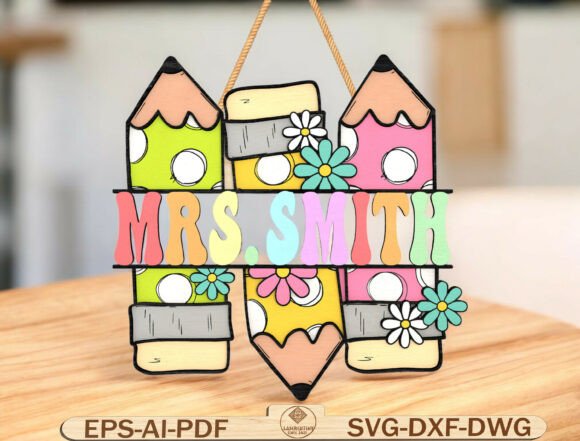 Charming Laser Cut Classroom Decor for Back to School