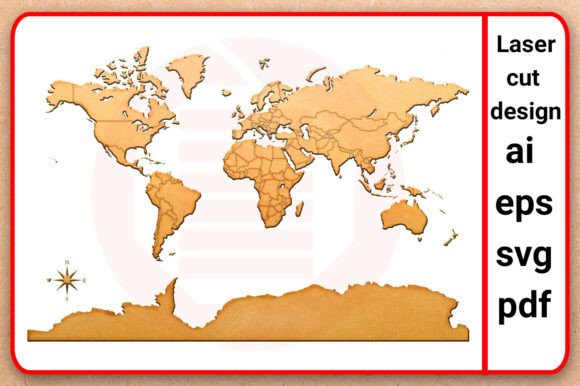 Craft a Stunning Laser Cut World Map for Your Wall